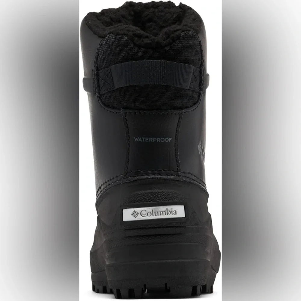 NWT Columbia Youth Bugaboot Celsius Insulated Waterproof Snow Boot, Blk/Graphite